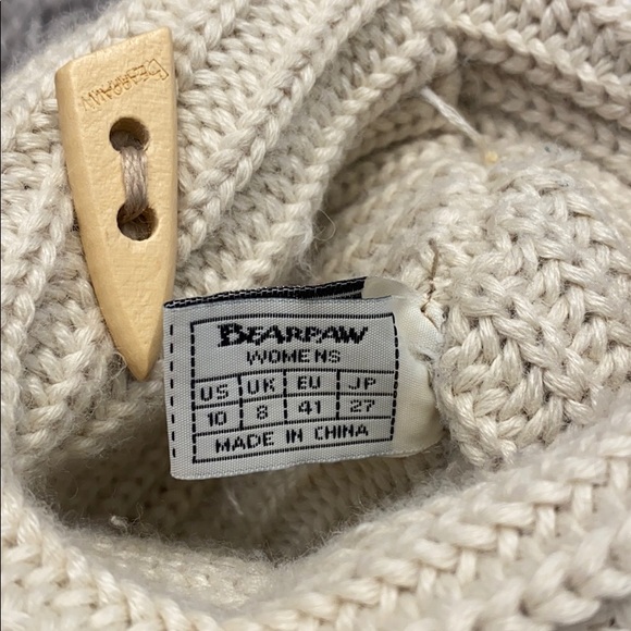 Bear paw knit slip on boots - Picture 7 of 7